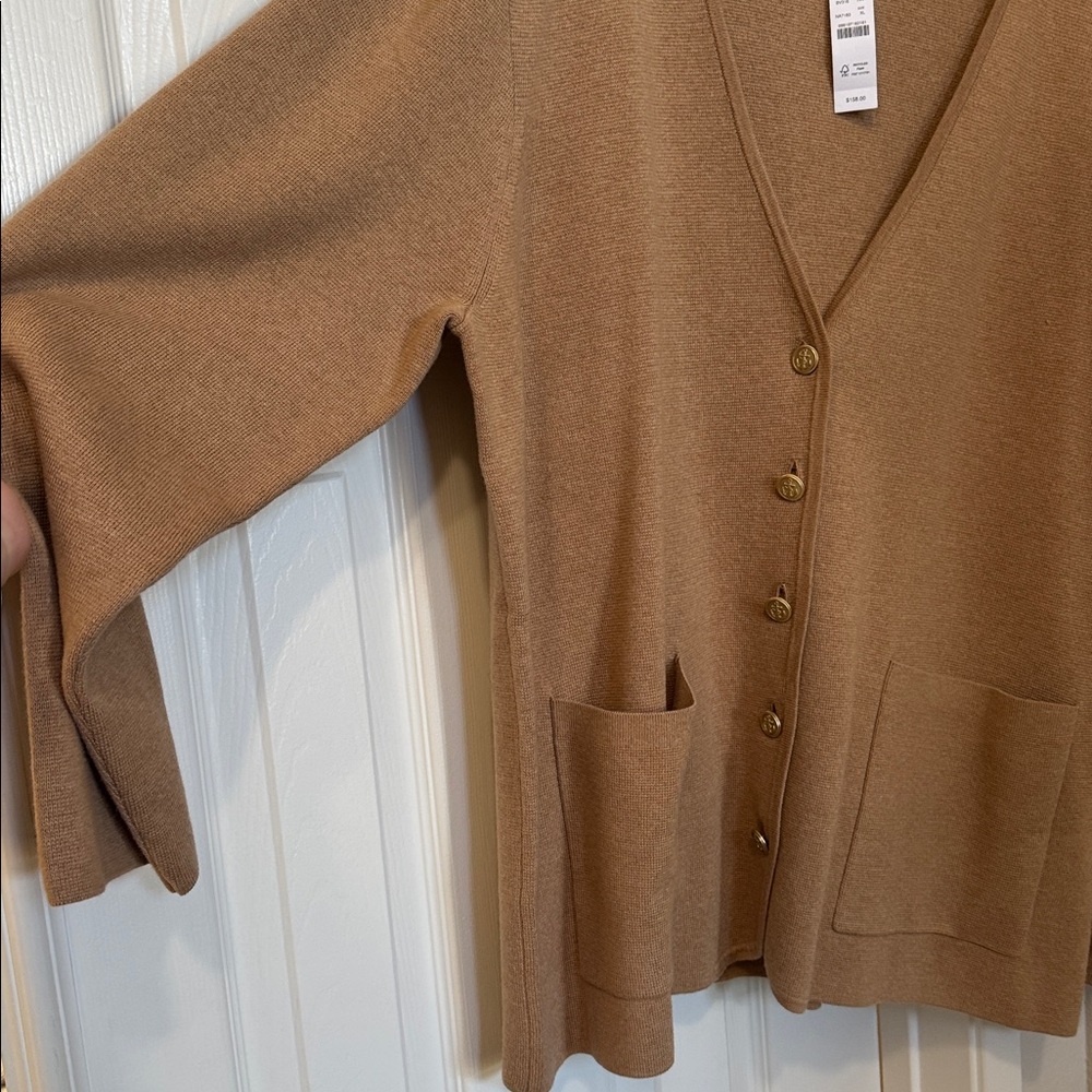 J. Crew Giselle V-Neck Button-Up Cardigan - Picture 4 of 7